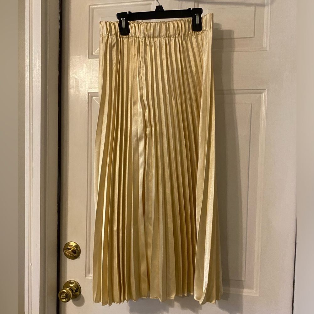 Soft Gold Maxi Skirt
